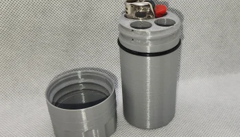 Герметичный контейнер для 2х сигарет и зажигалки 3