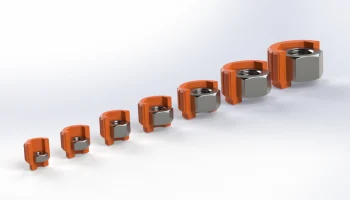 Гайка с накаткой M3-M12 с шестигранной вставкой........ 1