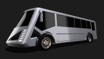 CL1M17 - футуристический электрический городской автобус ... 5