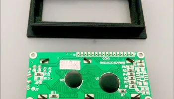 Панельное крепление ЖК-дисплея 16x2 с лицевой панелью....... 2