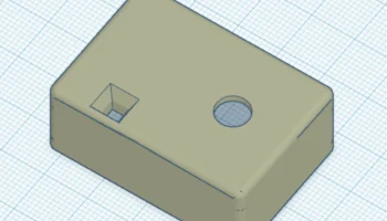 Обновленная верхняя часть корпуса камеры ESP32. Обновленная верхняя часть корпуса камеры ESP32.
