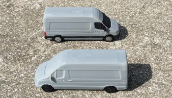 Фургон Mercedes-Benz Sprinter - масштаб 1:87 3