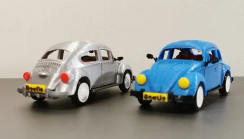 VW Beetle с двигателем 1:45, автор Эд ван дер Хейден. 5