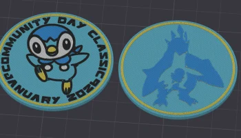 Монета Pokemon Go Community Day Classic #112 - Piplup 1