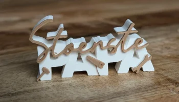 Stoerste Papa - многоцветная декоративная табличка ко Дню.. 1