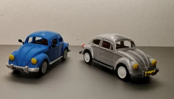 VW Beetle с двигателем 1:45, автор Эд ван дер Хейден.