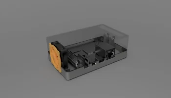 Оранжевый корпус Pi Zero 2 Оранжевый корпус Pi Zero 2
