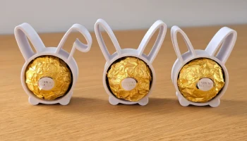 Rocher Osterhase Ostern Geschenk Hase Komplettset