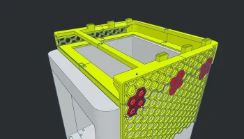 X3D Hex-a-Hub Стояк AMS и боковая стенка HSW 2