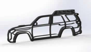 2D настенное искусство Toyota 4Runner 5-го поколения........ 1