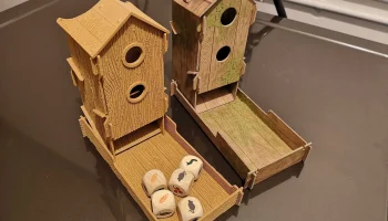 Коробка для кубиков с размахом крыльев/башня/кормушка для...
