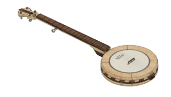 3DP BANJO: 5-струнное горное банджо, распечатанное на 3D-при 8