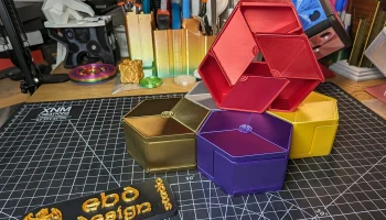 Раздвижная шестигранная коробка 4
