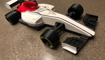Мод Open RC F1 FIA Formula 2 со шлемом Bell HP7