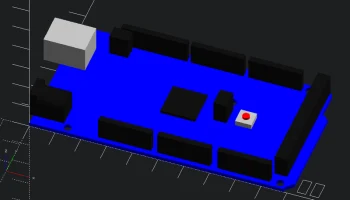 Модель платы Arduino Mega