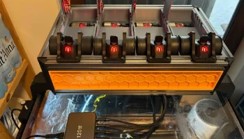 Поднос ArmoredTurtle с RFID-креплением PN532 и платой ESP..