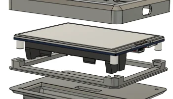 Корпус для дисплея ESP32-S3-RLCD-4.2 1