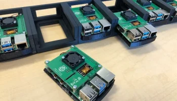 Кронштейн для монтажа в стойку Raspberry Pi 4 1U