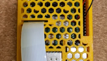модифицированный корпус для Raspberry Pi 4 с камерой Pi + ко