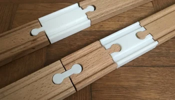 Соединители - деревянные рельсы Brio/IKEA...
