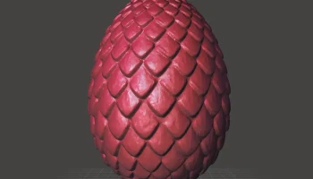 Solid Dragon Egg (ремикс моего драконьего яйца с резьбой)...