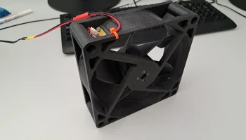Большой ВЕНТИЛЯТОР, напечатанный на 3D-принтере......