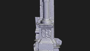 Колонна - снято с помощью 3D-сканера Revopoint RANGE 2.... Колонна - снято с помощью 3D-сканера Revopoint RANGE 2....