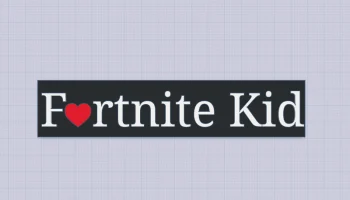 Знак Fortnite Kid