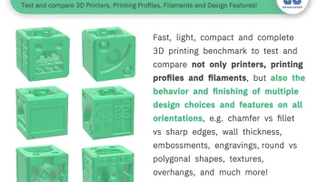 QuBenchy - Куб для испытаний на пытки, напечатанный на 3D... 3