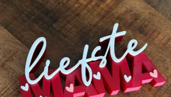 Знак Liefste Mama | Подарок ко Дню матери | 3D-печатный д.. 2
