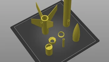 Бета 3D модель ракеты Mk 4