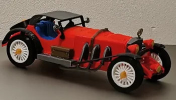 Mercedes SSK 1929 года выпуска масштаб 1:24 Дизайнер Эд ван  8