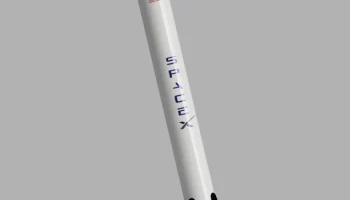 SpaceX - Falcon 9 Block 5 - Простой - Масштаб 1/30 [ОКОНЧАТЕ 4