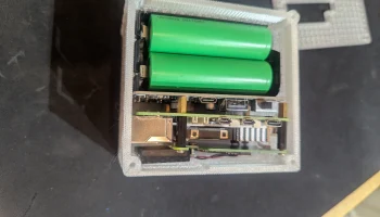 RPI 5 с корпусом для микрокомпьютера Waveshare UPS Hat E....
