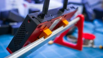 Mikrotik RB2011 Держатель на DIN-рейку 5