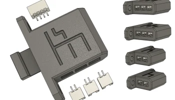 JST Hub для Extrusions 2020 - подключение вентиляторов, с...