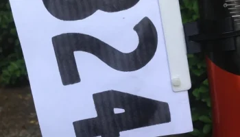 Крепление для номера велосипеда для триатлона 1