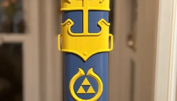 Legend of Zelda Master Sword Scabbard (BOTW) (TOTK) (Полн... 4