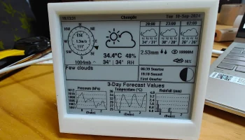 4,2-дюймовый модуль прогноза погоды e-ink esp32........ 3