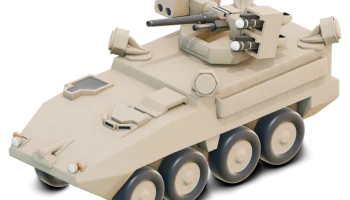 Нижний диапазон - Stryker SHORAD армии США... Нижний диапазон - Stryker SHORAD армии США...