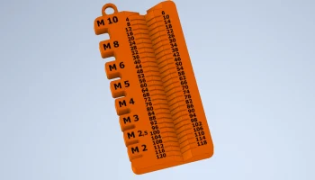 Инструмент для измерения винтов, M2-M10, 4-120 мм 5