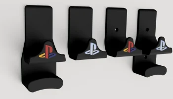 Контроллер PS5 и настенное крепление для наушников (2 версии