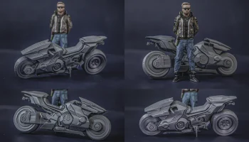 Киберпанк Яиба Кусанаги CT-3X (1/18, 1/12, 1/7) 6