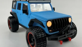 JEEP WRANGLER - МАСШТАБ 1:12 (С ФАРАМИ) 4