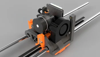 Icarus 2 - каретка QIDI X-Max / X-Plus / I-Mate / X-Maker (O 2