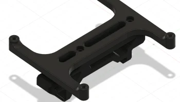 Кронштейн Orange Pi Zero 2 и зажим DIN