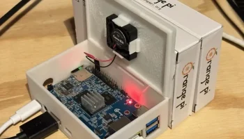 Оранжевый корпус Pi 5 5