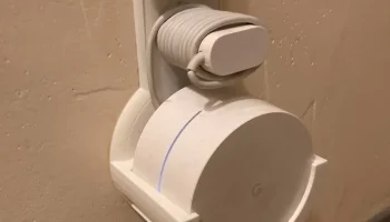 Крышка розетки держателя маршрутизатора Google Wi-Fi.......