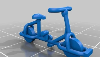Рельсовый велосипед H0 в масштабе 1:87 8