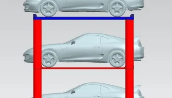 Штабелируемая стойка для модели автомобиля 1/18 2